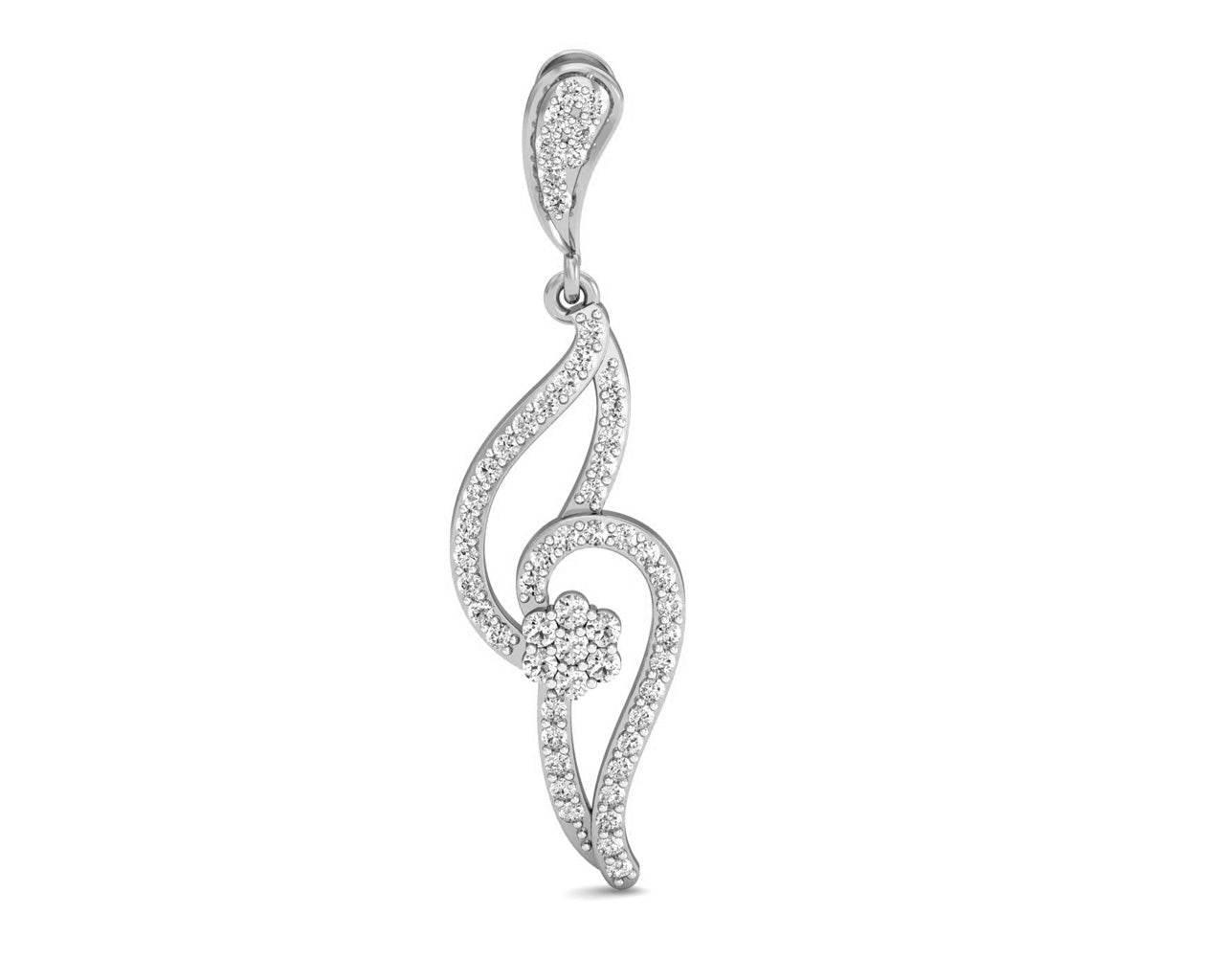 Leher Diamond Danglers - Jewelslane