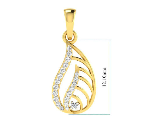Leza Diamond Pendant & Earrings Set - Jewelslane