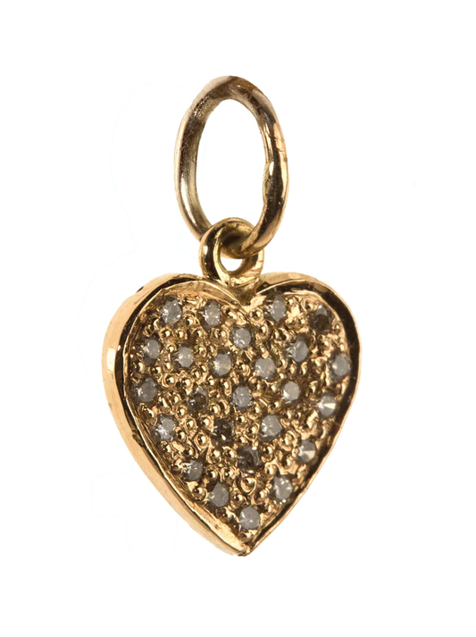 Heart Of Diamonds Charm - Jewelslane