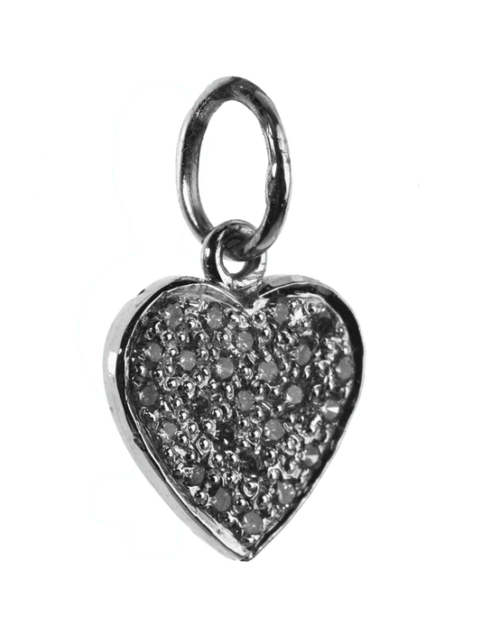 Heart Of Diamonds Charm silver - Jewelslane