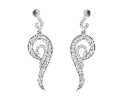 Mohani Diamond Danglers - Jewelslane