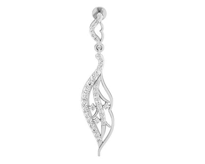 Narmin Long Diamond Earrings - Jewelslane