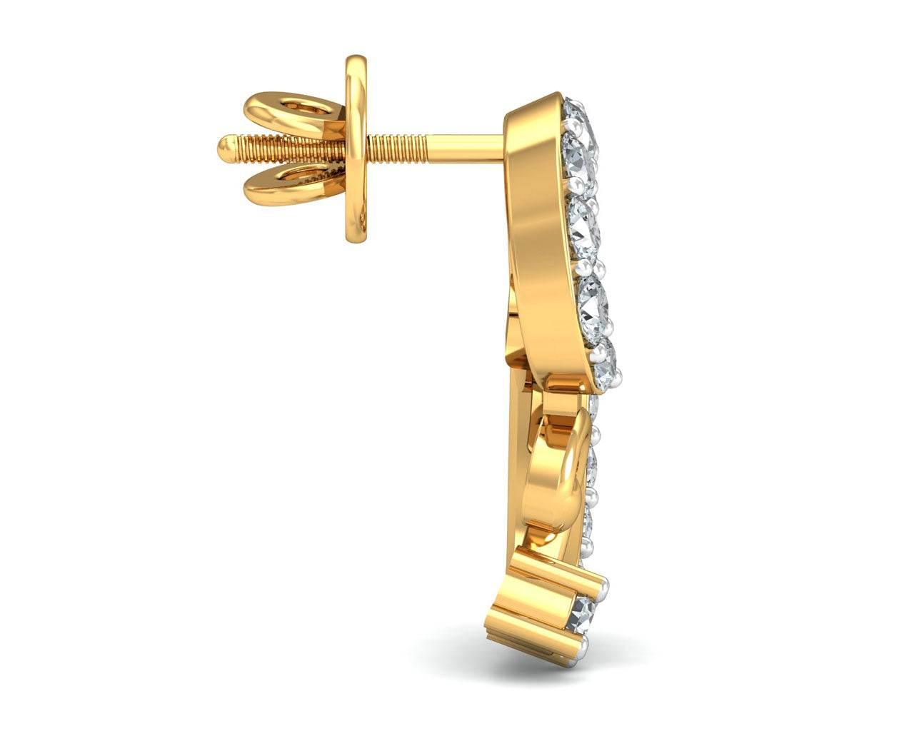 Nawra Diamond Earrings - Jewelslane