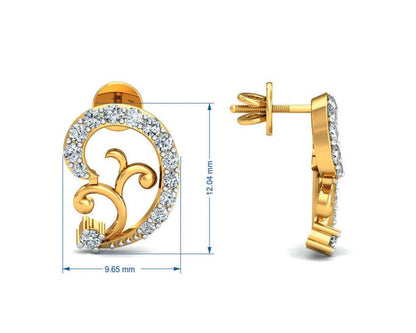 Nawra Diamond Earrings - Jewelslane