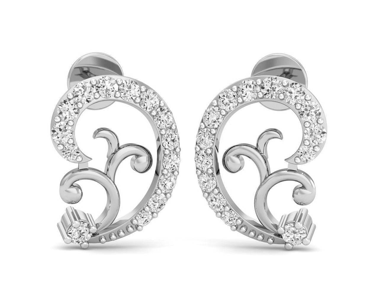 Nawra Diamond Earrings - Jewelslane