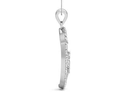 Nawra Diamond Pendant in Gold - Jewelslane