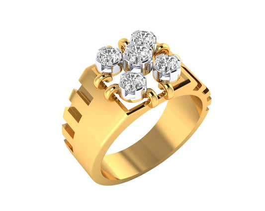 Nevile diamond ring in 18k Gold - Jewelslane
