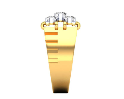 Nevile diamond ring in 18k Gold - Jewelslane