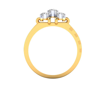 Nevile diamond ring in 18k Gold - Jewelslane