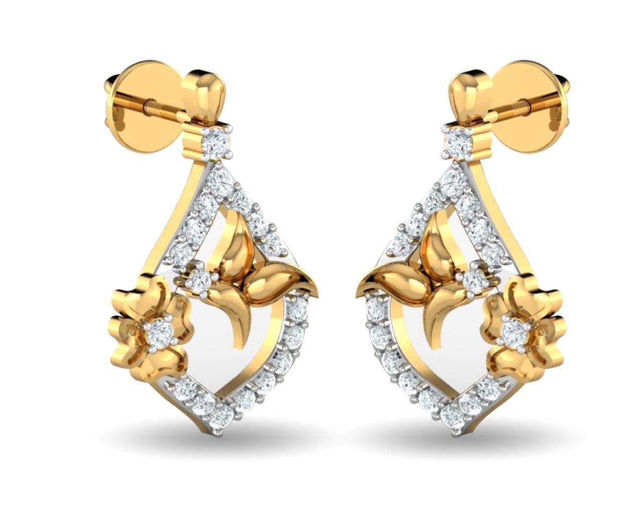Nitya Diamond Daily wear Earrings Primary Image