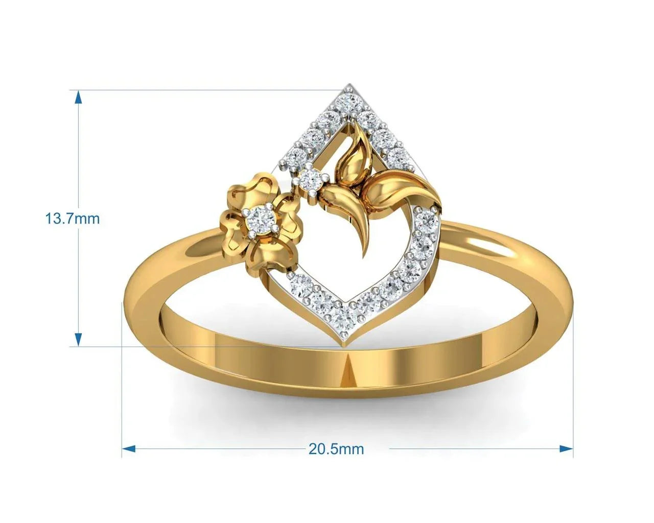 Nitya Diamond Ring - Jewelslane