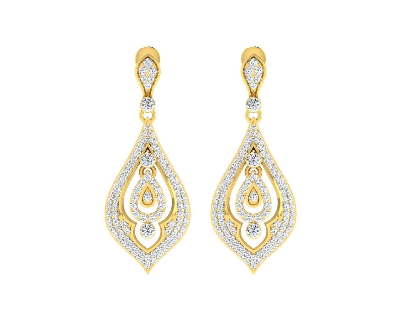 Nomi Diamond Earrings in Gold Primary Image