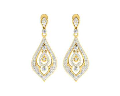 Nomi Diamond Earrings in Gold Primary Image