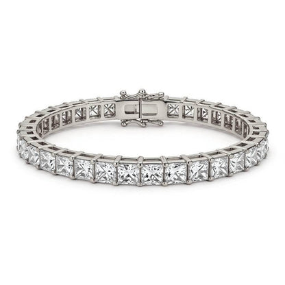Nona Princess Cut Lab Grown Diamonds Tennis Bracelet - Jewelslane
