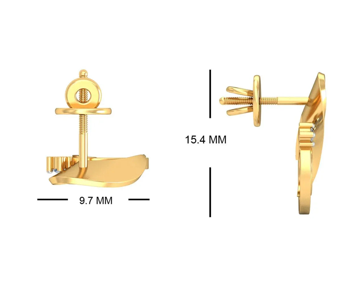 Olivia Diamond Pendant set in 14k Hallmarked Gold - Jewelslane
