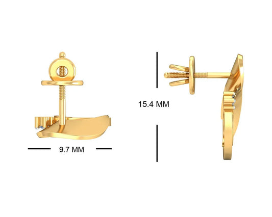 Olivia Diamond Pendant set in 14k Hallmarked Gold - Jewelslane