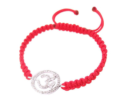 Aumkaara Om Bracelet with Diamond - Jewelslane