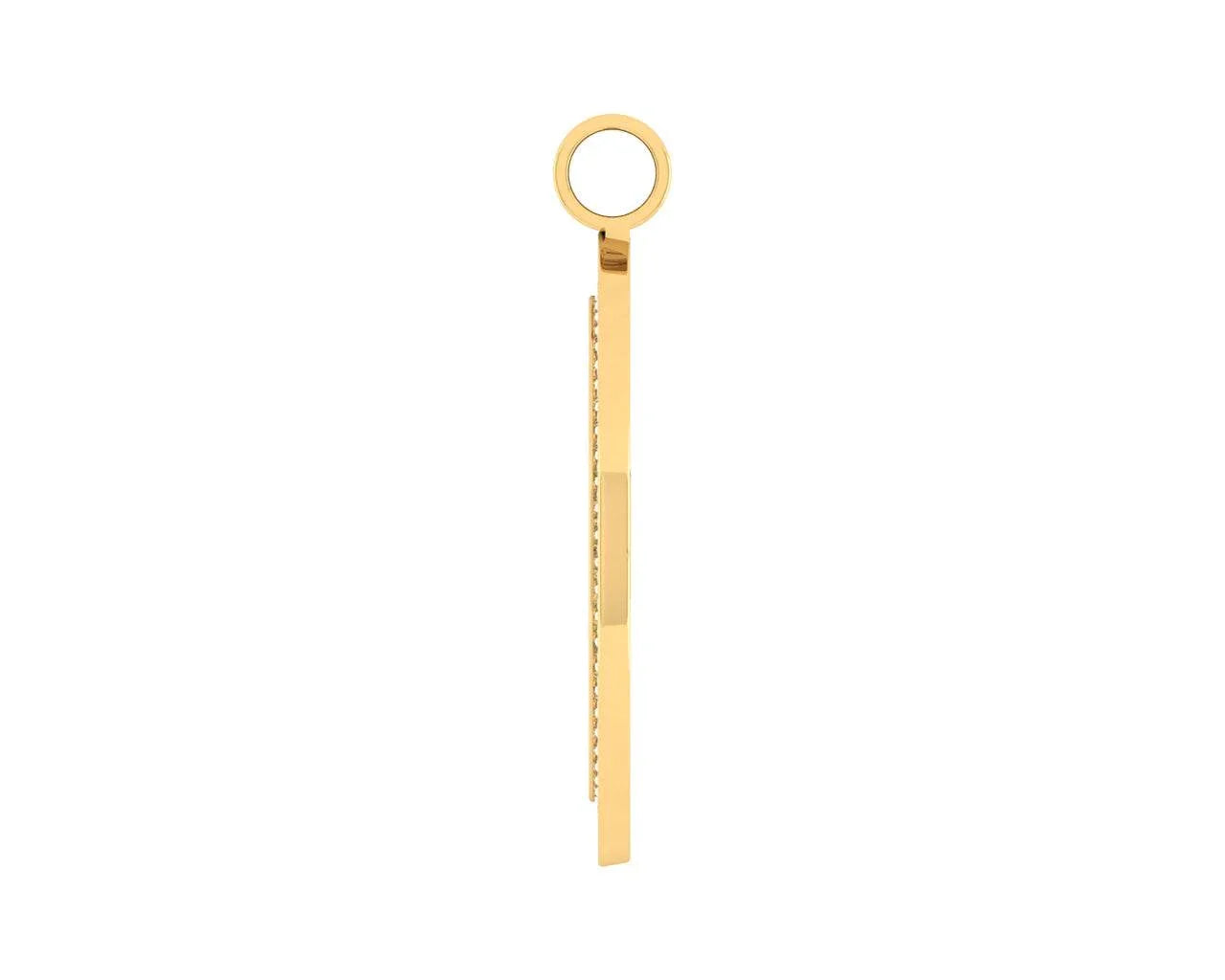 Om Gold Pendant With Diamonds - Jewelslane