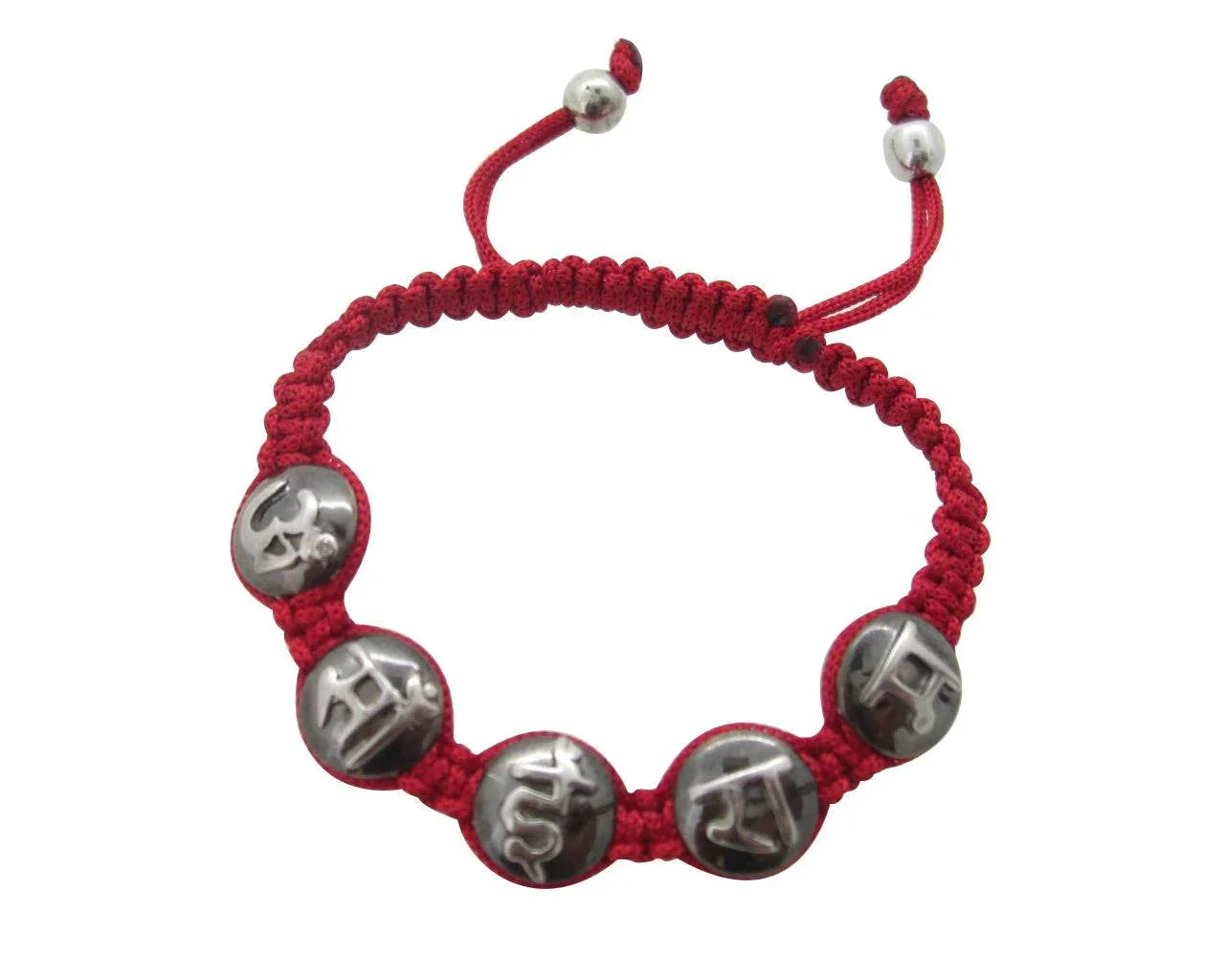 Om Sai Ram Mantra Bracelet in Silver with Diamond - Jewelslane