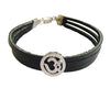 Om Bracelet on Leather - Jewelslane
