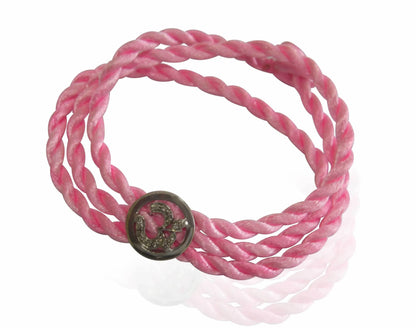 Aum Bracelet in Silver with Diamond - Jewelslane