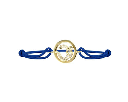 Om Bracelet in Gold Inside Diamond - Jewelslane