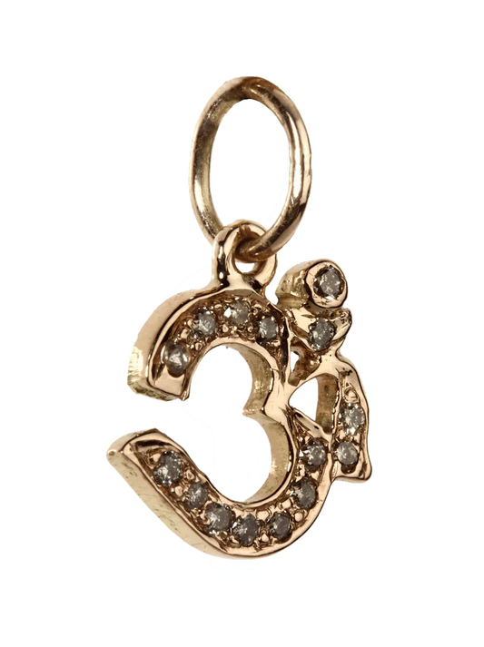 Diamond Aum Pendant charm - Jewelslane