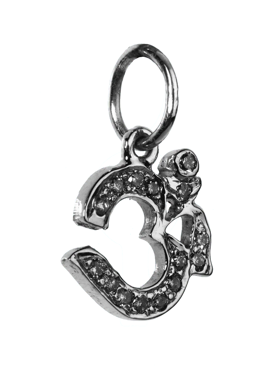 Diamond Om charm - Jewelslane