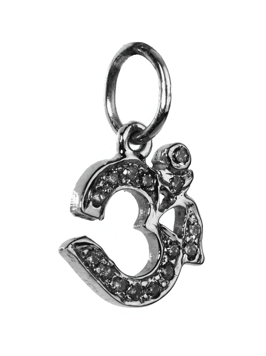 Diamond Om charm - Jewelslane