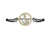 Om Shakti Bracelet in Gold with Diamond - Jewelslane