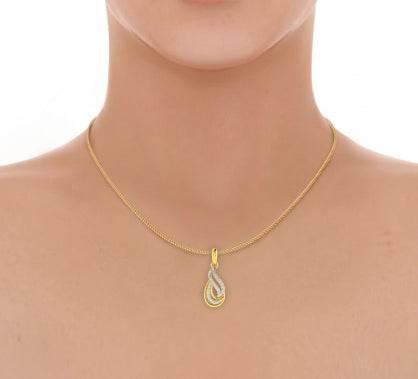 Caylin Diamond Pendant in Gold - Jewelslane