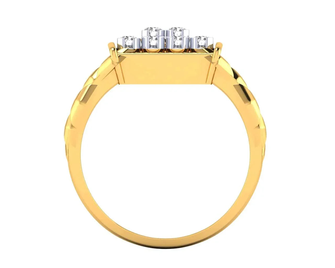 Percy diamond ring in 14k Gold - Jewelslane