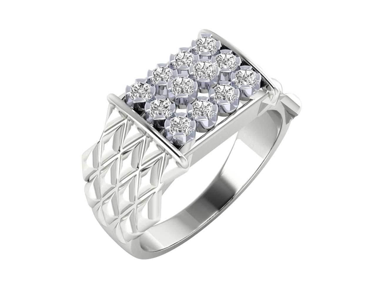 Percy diamond ring in 14k Gold - Jewelslane