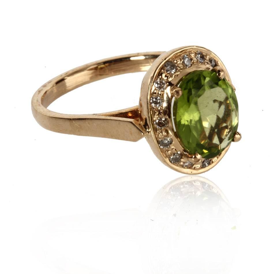 Peridot Ring in Gold - Jewelslane
