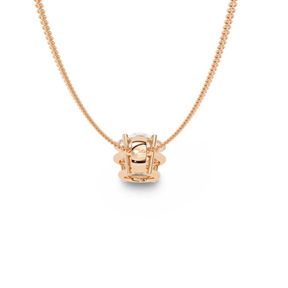 Perry Pear shape Lab Grown Diamond Solitaire Pendant in Gold - Jewelslane