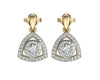 Petite Diana diamond Drop Earrings - Jewelslane