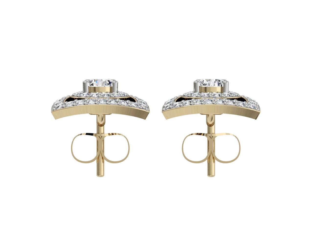 Petite Diana diamond Drop Earrings - Jewelslane