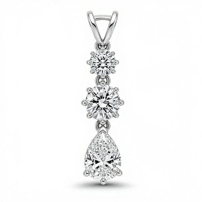 Raha Lab Grown Diamond Solitaires Pendant - Jewelslane