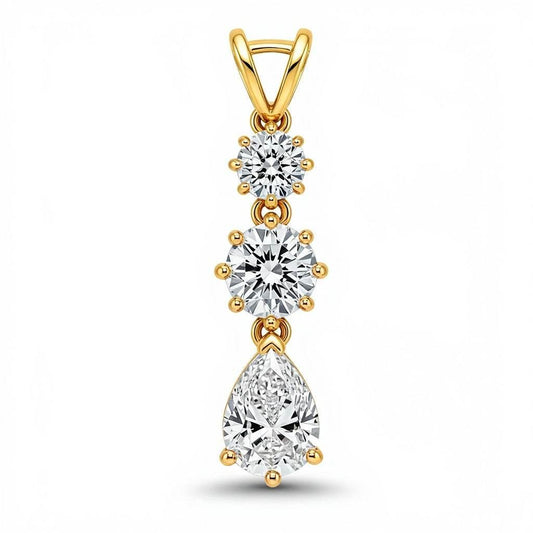 Raha Lab Grown Diamond Solitaires Pendant