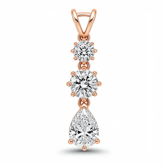 Raha Lab Grown Diamond Solitaires Pendant