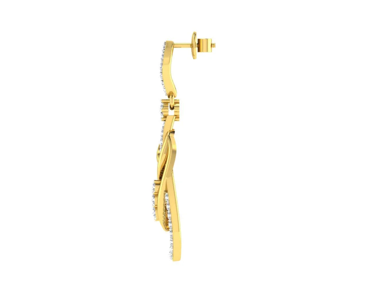 Rene Diamond Earrings - Jewelslane