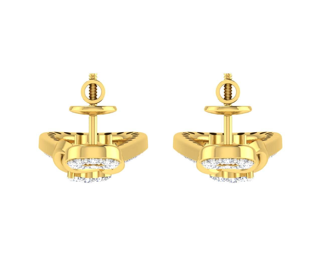 Rene Diamond Earrings - Jewelslane