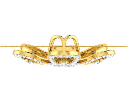 Rhea Diamond Pendant in Gold - Jewelslane