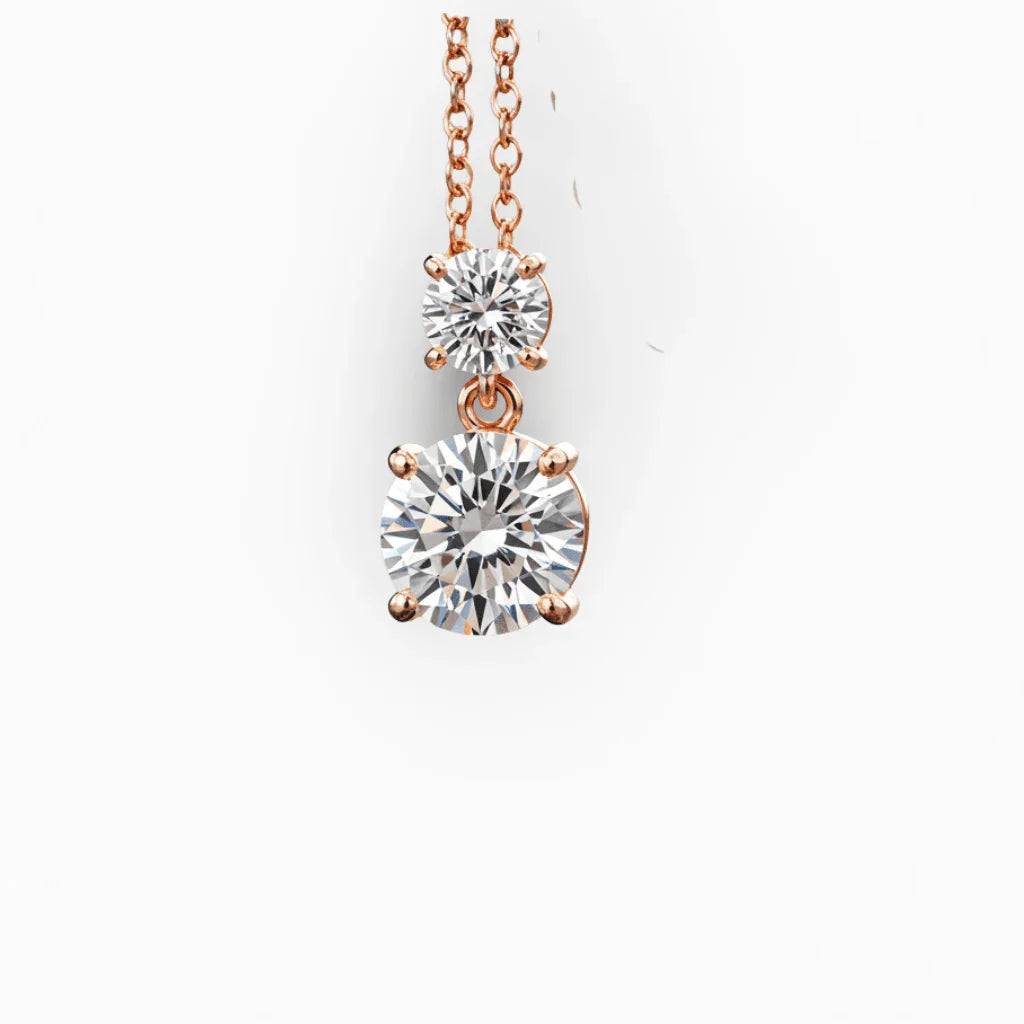 Riva Lab Grown Diamond Solitaire Pendant - Jewelslane
