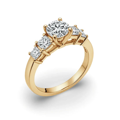 Roica Lab Grown Round Brilliant cut solitaire diamond ring - Jewelslane
