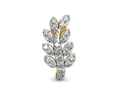 Sain Diamond Earring Half Balis in Gold - Jewelslane