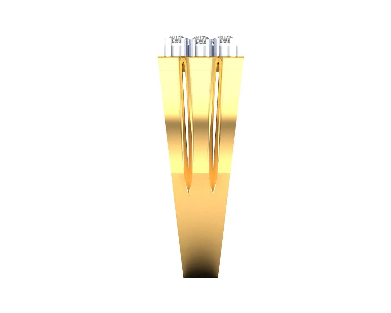 Sam Gents Diamond Ring in 14K Gold - Jewelslane