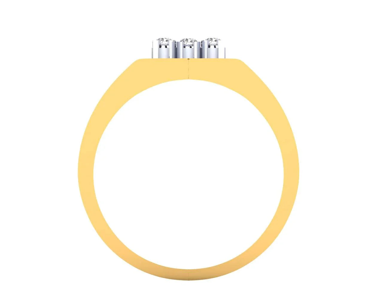 Sam Gents Diamond Ring in 14K Gold - Jewelslane