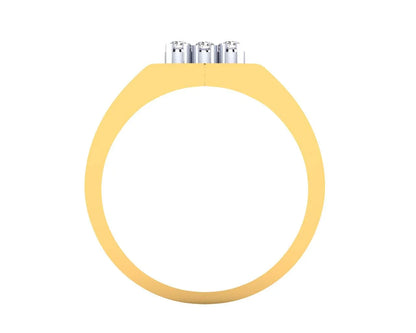 Sam Gents Diamond Ring in 14K Gold - Jewelslane