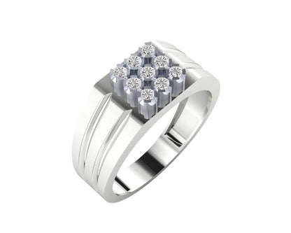 Sam Gents Diamond Ring in 14K Gold - Jewelslane